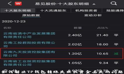 
如何解决TP钱包转账失败或资金丢失的问题